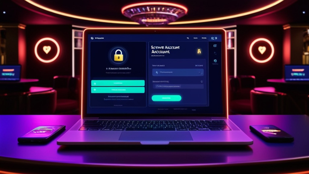 Panel de cuenta de Dart Winner con ajustes de seguridad y perfil